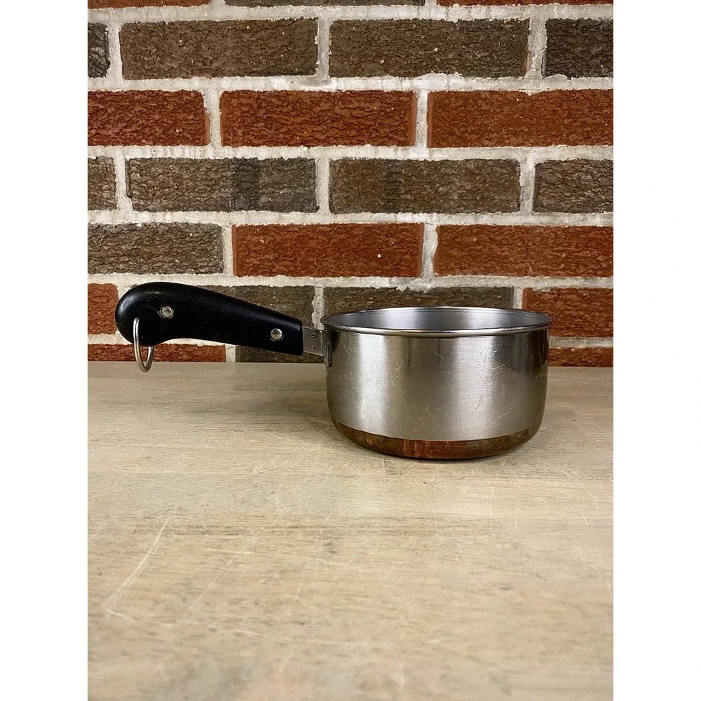 REVERE WARE 2 Qt Saucepan PRE-1968 Copper‎ Bottom USA